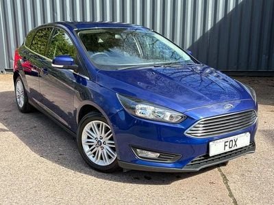 Used Ford Focus Zetec 125 HP (91 kW) 2017 Blue Hatchback