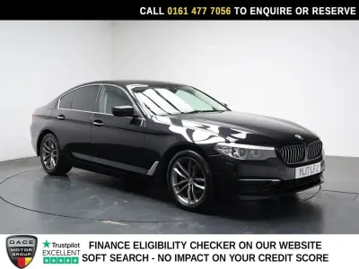 Begagnad BMW 520 Basis 190 HK (139 kW) 2017 Svart Sedan