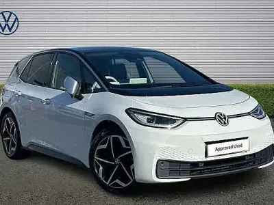 Used VW ID.3 Pro 150 kW (204 HP) 2020 White Hatchback