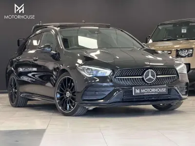 Used Mercedes CLA250e Shooting Brake AMG line 2022 Black Estate