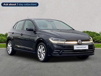 Used VW Polo Style 95 HP (69 kW) 2022 Black Hatchback