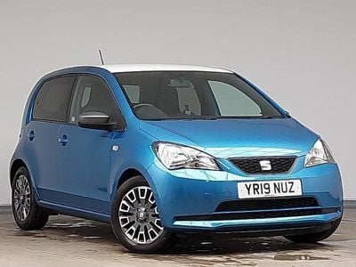 Used Seat Mii Design 60 HP (44 kW) 2019 Blue Hatchback