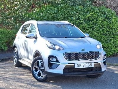 Begagnad Kia Sportage 130 HK (95 kW) 2019 Silver SUV