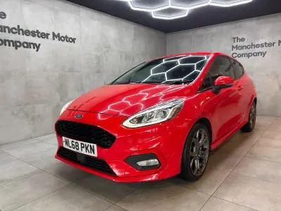 Used Ford Fiesta ST-Line 100 HP (73 kW) 2018 Red Hatchback