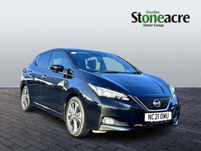 Black Used 2021 Nissan Leaf Tekna Hatchback | £10,300 (Fair price)