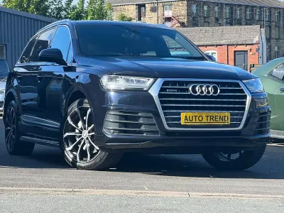 Begagnad Audi Q7 S-Line 218 HK (160 kW) 2016 Blå SUV