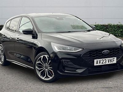 Black Used 2023 Ford Focus ST-Line X Hatchback | £19,252 (Fair price)