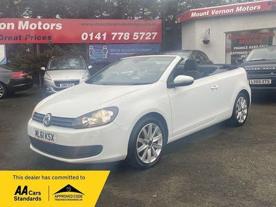 White Used 2011 VW Golf Cabriolet SE Cabriolet | £3,995 (Fair price)