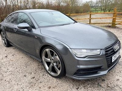 Used Audi A7 Sportback Black Edition 272 HP (200 kW) 2017 Grey Hatchback