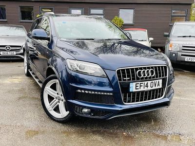Used Audi Q7 S-line plus 204 HP (150 kW) 2014 Blue SUV