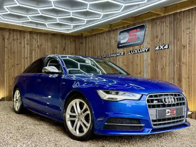 Used Audi S6 Sport 450 HP (330 kW) 2015 Blue Sedan