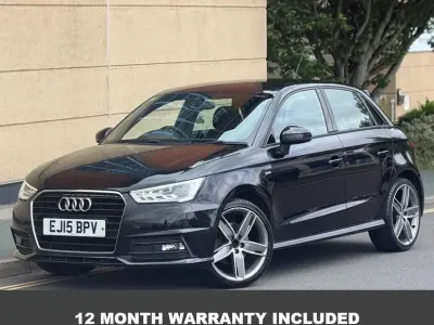 Used Audi A1 Sportback S-Line 116 HP (85 kW) 2015 Black Hatchback