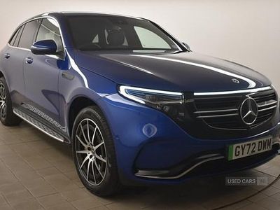 Used Mercedes EQC400 AMG line 300 kW (408 HP) 2022 Blue SUV