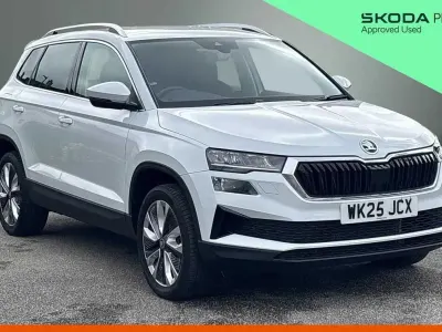 Used Skoda Karoq SE L 150 HP (110 kW) 2025 Moon white metallic SUV