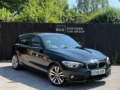 Used BMW 118 Sport Line 136 HP (100 kW) 2017 Black Hatchback