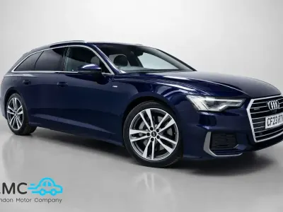 Used Audi A6 S-Line 299 HP (219 kW) 2023 Blue Estate
