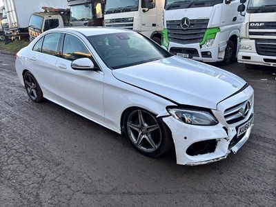 White Used 2016 Mercedes C220 AMG line Sedan | £4,795