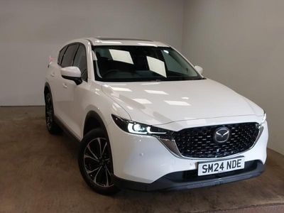 White Used 2024 Mazda CX-5 Exclusive-Line SUV | £23,498 (Fair price)