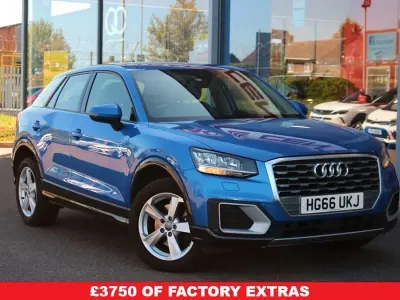 Begagnad Audi Q2 Sport 150 HK (110 kW) 2017 Blå SUV