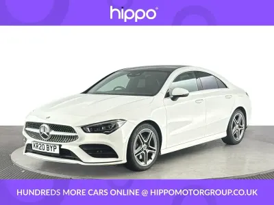Used Mercedes CLA220 AMG Line Premium Plus 190 HP (139 kW) 2020 White Sedan