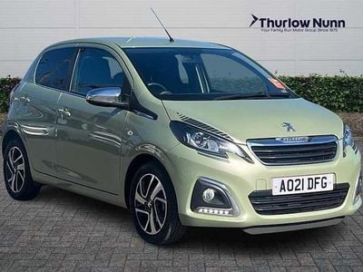 Used Peugeot 108 Collection 72 HP (52 kW) 2021 Green Hatchback
