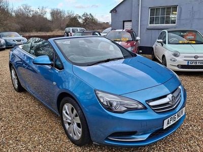 Used Vauxhall Cascada S 140 HP (102 kW) 2016 Blue Cabriolet