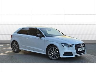 Used Audi A3 Black Edition 150 HP (110 kW) 2017 White Hatchback