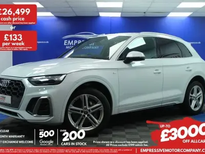 Second-hand Audi Q5 S-Line 265 CP (194 kW) 2020 Alb SUV