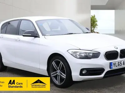 Used BMW 118 Sport Line 150 HP (110 kW) 2016 White Hatchback