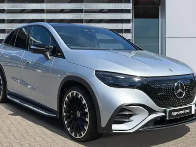Used Mercedes EQE350 AMG line 214 kW (292 HP) 2024 Silver SUV