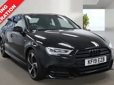 Used Audi A3 Black Edition 116 HP (85 kW) 2019 Black Sedan