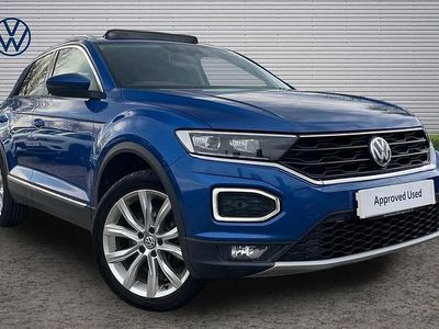 Used VW T-Roc R-line 150 HP (110 kW) 2018 Blue SUV
