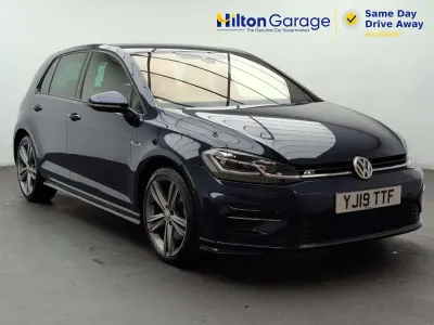 Used VW Golf VII R-line 150 HP (110 kW) 2019 Blue Hatchback