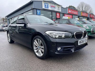 Used BMW 120 Sport Line 2017 Black Hatchback