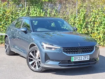 Begagnad Polestar 2 Long Range Dual motor 300 kW (408 HK) 2022 Blå Halvkombi
