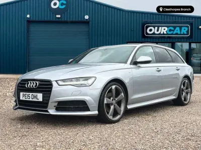 Begagnad Audi A6 Black Edition 190 HK (139 kW) 2015 Silver Kombi