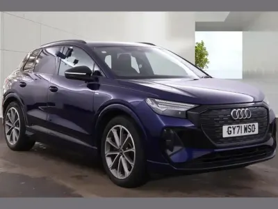 Used Audi Q4 e-tron Comfort 150 kW (204 HP) 2022 Blue SUV