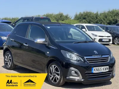 Used Peugeot 108 Allure 82 HP (60 kW) 2015 Black Hatchback