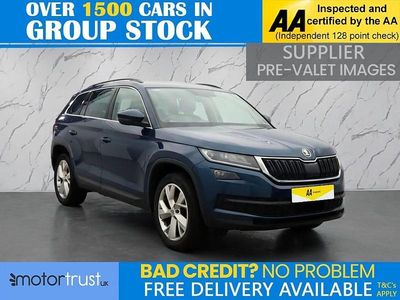 Used Skoda Kodiaq SE L 150 HP (110 kW) 2018 Blue SUV