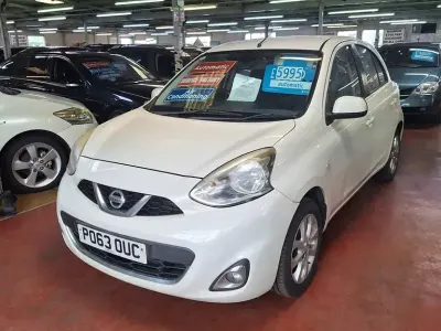 Used Nissan Micra Acenta 80 HP (58 kW) 2013 White Hatchback