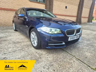 Used BMW 520 190 HP (139 kW) 2015 Blue Estate