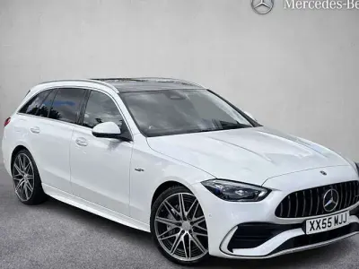 Used Mercedes C43 AMG Premium Plus 408 HP (300 kW) 2023 White Estate