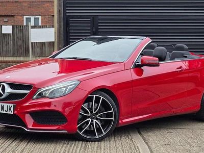 Used Mercedes E400 AMG line 2014 Red Cabriolet
