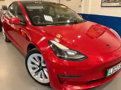 Used Tesla Model 3 Long Range AWD 258 kW (351 HP) 2023 Red Sedan