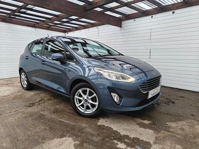 Used Ford Fiesta Zetec 100 HP (73 kW) 2019 Blue Hatchback