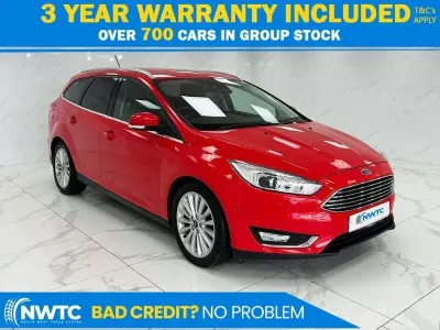 Second-hand Ford Focus Titanium X 182 CP (133 kW) 2017 Roșu Break