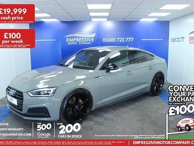 Used Audi A5 Sportback Black Edition 190 HP (139 kW) 2019 Grey Hatchback