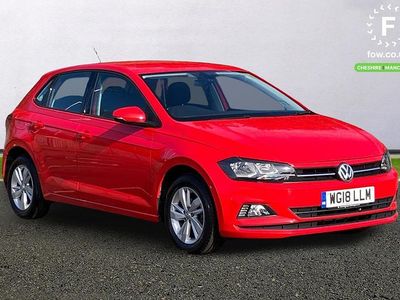 Used VW Polo SE 95 HP (69 kW) 2018 Red Hatchback