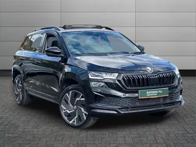 Used Skoda Karoq SportLine 187 HP (137 kW) 2022 Black magic pearl effect SUV