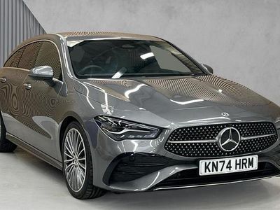 Mountain grey metallic Used 2024 Mercedes CLA220 AMG Line Premium Sedan | £29,480 (Fair price)
